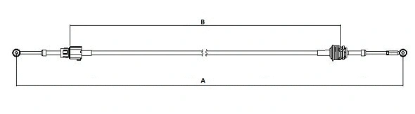 Cable Pull, manual transmission (CC00452)