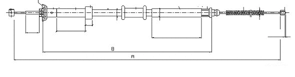 Cable Pull, parking brake (CM02920)