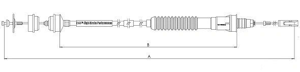 Cable Pull, clutch control (CF01104)