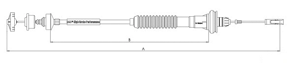 Cable Pull, clutch control (CF00972)