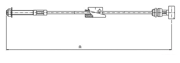 Cable Pull, parking brake (CM04420)