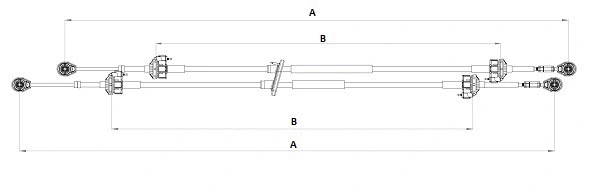 Cable Pull, manual transmission (CC00108)