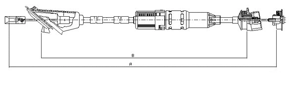 Cable Pull, clutch control (CF01048)