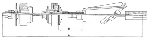 Cable Pull, clutch control (CF00572)