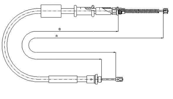 Cable Pull, parking brake (CM07920)