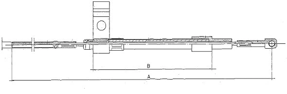 Cable Pull, clutch control (CF01220)