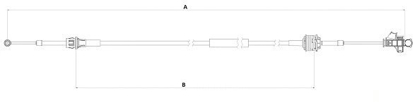 Cable Pull, manual transmission (CC00464)