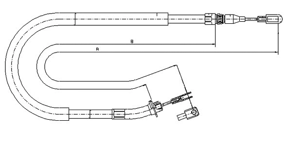 Cable Pull, parking brake (CM19970)