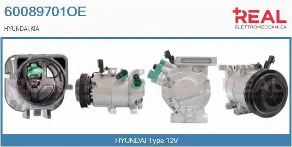 Compressor, air conditioning (60089701OE)