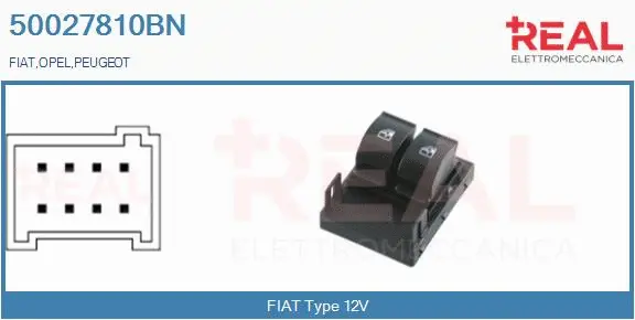Switch, window regulator (50027810BN)