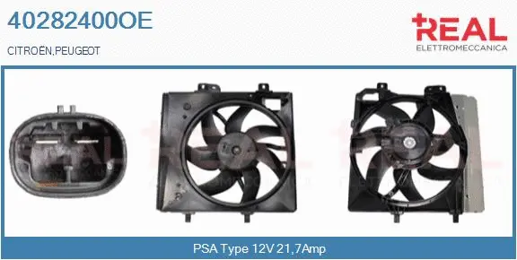 Electric Motor, radiator fan (40282400OE)