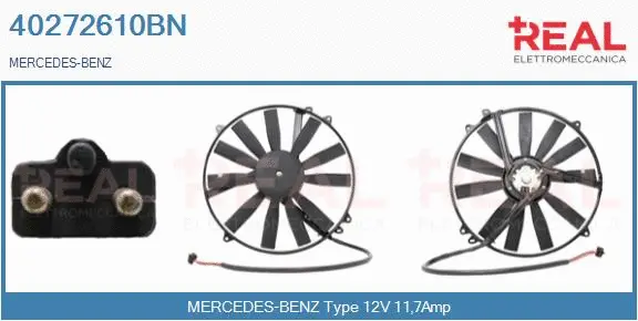 Electric Motor, radiator fan (40272610BN)