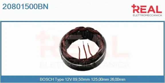 Stator, alternator (20801500BN)