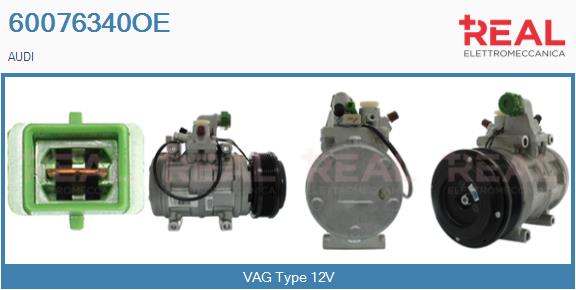 Compressor, air conditioning (60076340OE)