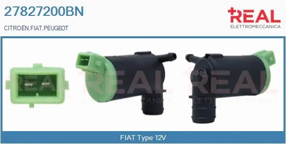 Washer Fluid Pump, window cleaning (27827200BN)
