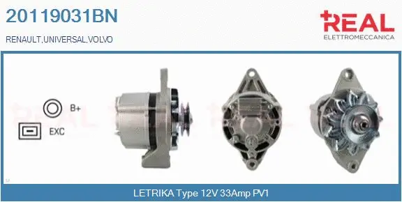 Alternator (20119031BN)
