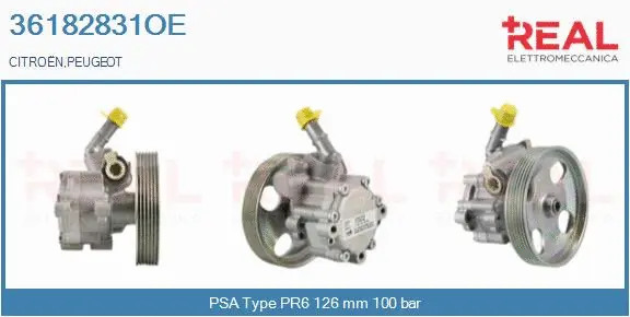 Hydraulic Pump, steering (36182831OE)