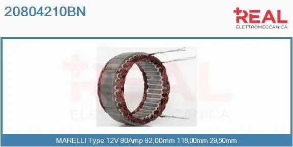 Stator, alternator (20804210BN)