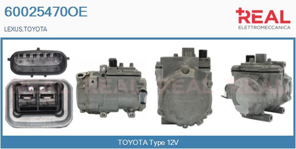 Compressor, air conditioning (60025470OE)