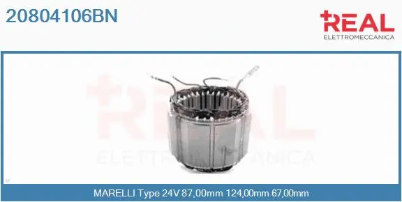 Stator, alternator (20804106BN)