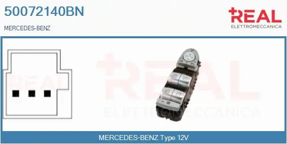 Switch, window regulator (50072140BN)