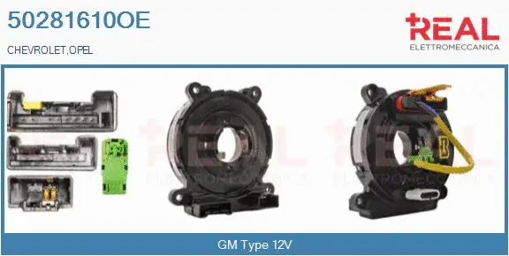 Clockspring, airbag (50281610OE)