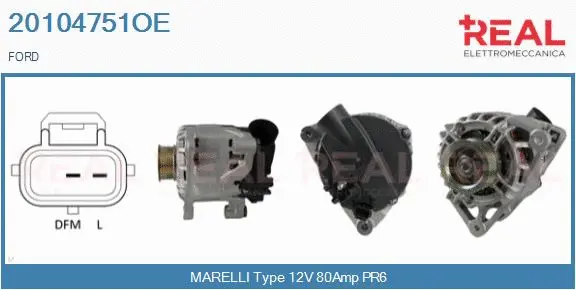 Alternator (20104751OE)