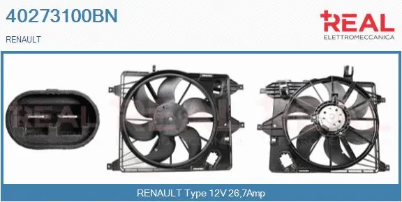 Electric Motor, radiator fan (40273100BN)