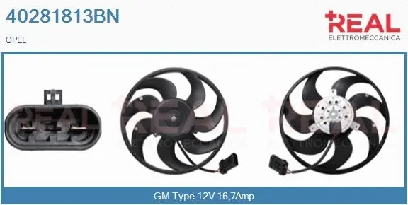 Fan, engine cooling (40281813BN)