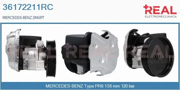 Hydraulic Pump, steering (36172211RC)