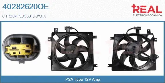 Electric Motor, radiator fan (40282620OE)