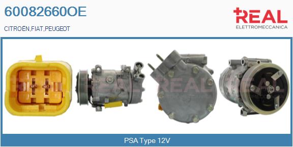 Compressor, air conditioning (60082660OE)