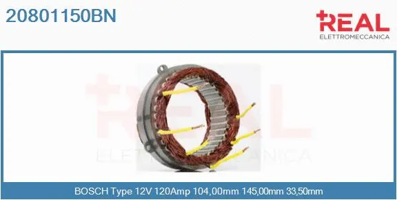 Stator, alternator (20801150BN)