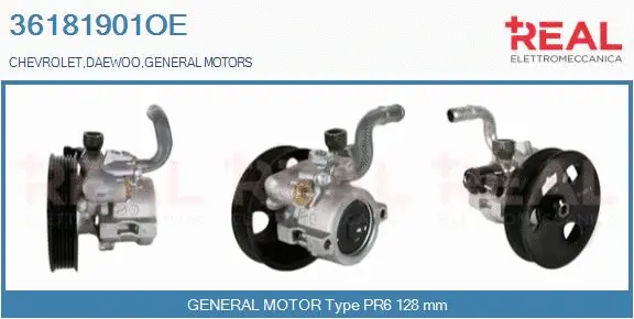 Hydraulic Pump, steering (36181901OE)