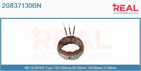 Stator, alternator (20837130BN)