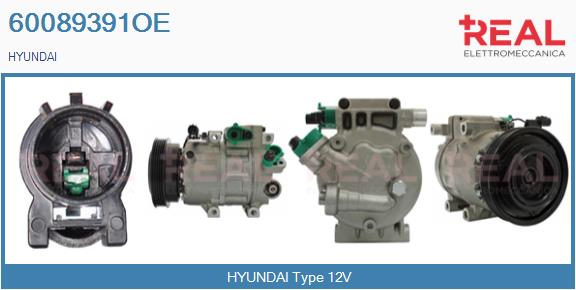 Compressor, air conditioning (60089391OE)