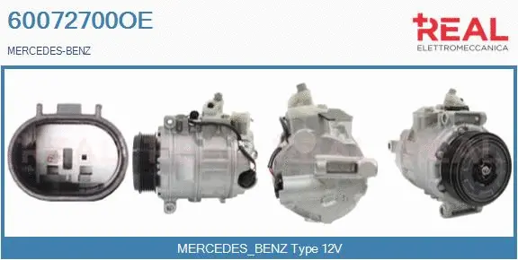 Compressor, air conditioning (60072700OE)