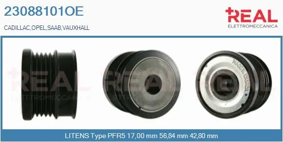 Belt Pulley, alternator (23088101OE)