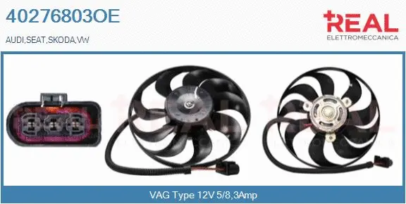 Fan, engine cooling (40276803OE)