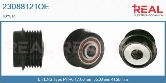 Belt Pulley, alternator (23088121OE)
