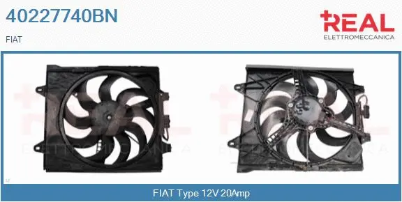 Electric Motor, radiator fan (40227740BN)