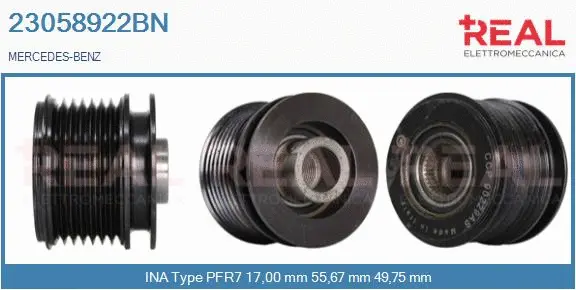 Belt Pulley, alternator (23058922BN)