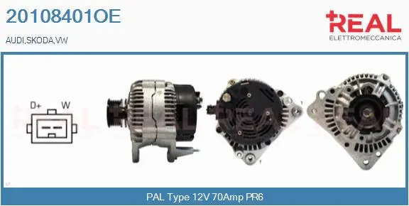 Alternator (20108401OE)