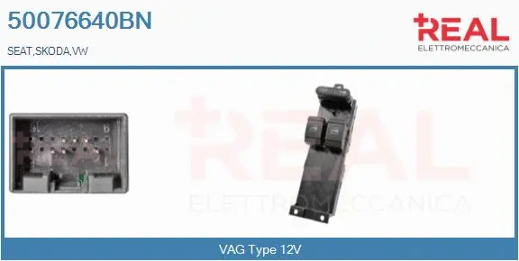 Switch, window regulator (50076640BN)