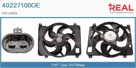 Electric Motor, radiator fan (40227100OE)