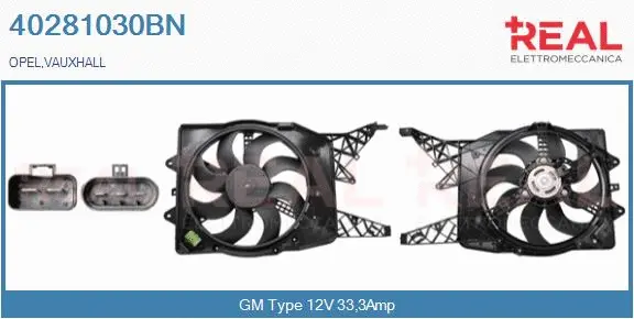 Electric Motor, radiator fan (40281030BN)