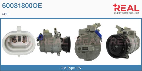 Compressor, air conditioning (60081800OE)