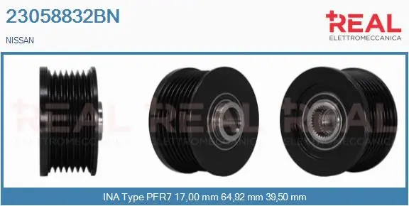 Belt Pulley, alternator (23058832BN)
