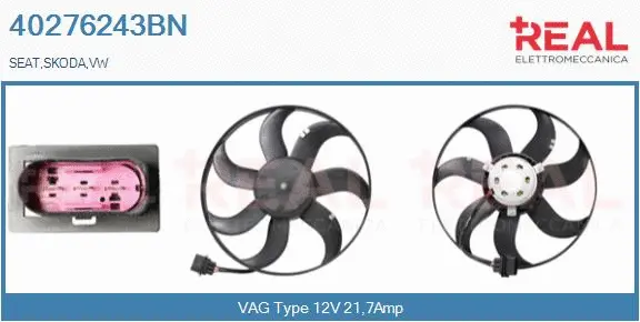 Fan, engine cooling (40276243BN)