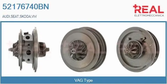 Core assembly, turbocharger (52176740BN)